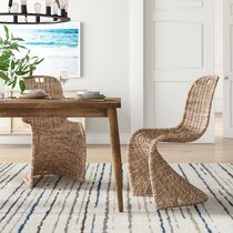 Wayfair wicker outlet dining chairs